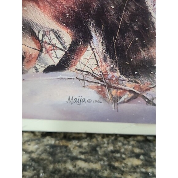 SNOWY RETREAT by Maija Signed And Dated - Picture 4 of 7